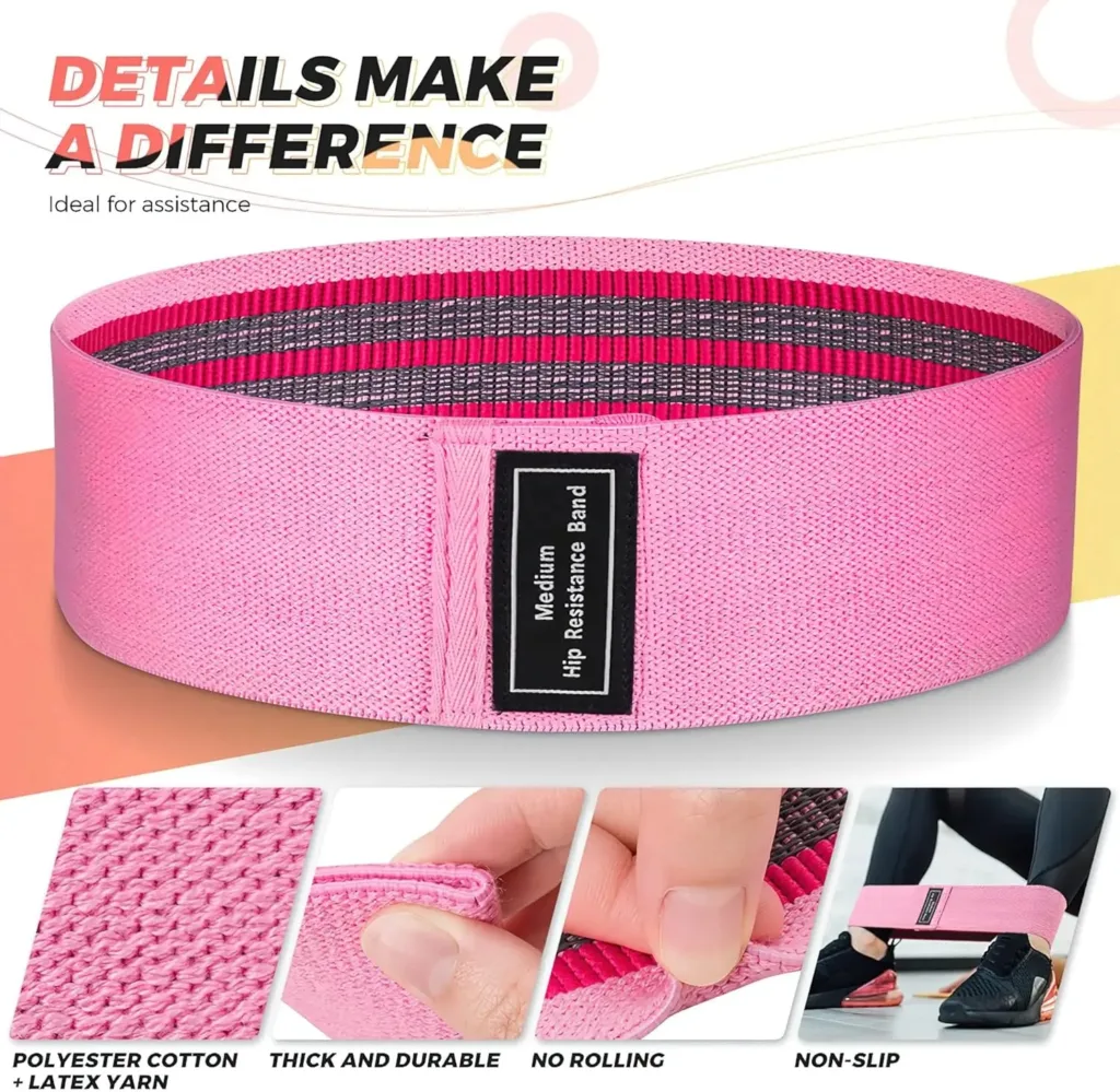 Fabric Resistance Hip Booty Bands Glute Thigh Loops