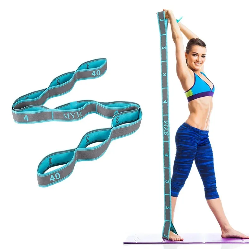 Elastic Stretching Strap with Loops for Ballet, Leg, Body, Stretch Band