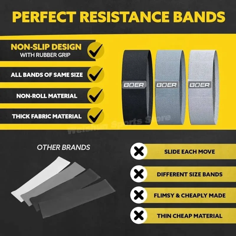 Non-slip Squat Workout Resistance Belt